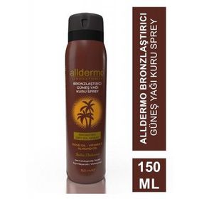 Alldermo Bronzlaştırıcı 150 ml Sprey Kuru Güneş Yağı