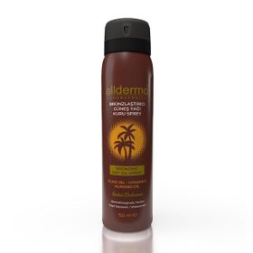 Alldermo Bronzlaştırıcı 150 ml Sprey Kuru Güneş Yağı