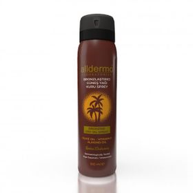 Alldermo Bronzlaştırıcı 150 ml Sprey Kuru Güneş Yağı