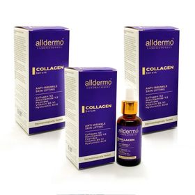 Alldermo Collagen 3x30 ml Canlandırıcı Kolajen Yüz Bakım Serumu