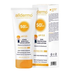 Alldermo Panthenol Çocuklar İçin Güneş Koruyucu Losyon SPF50 + 200 ml