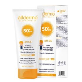Alldermo Panthenol Çocuklar İçin Güneş Koruyucu Losyon SPF50 + 200 ml