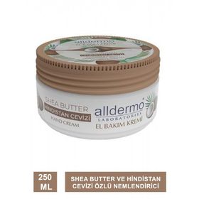 Alldermo Shea Butter Hindistan Cevizi 250 ml El Bakım Kremi