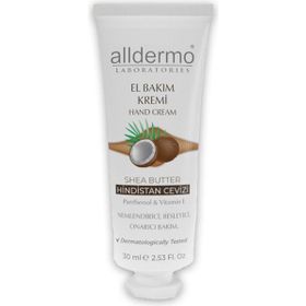 Alldermo Shea Butter Hindistan Cevizi 30 ml El Bakım Kremi