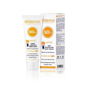 Alldermo Spf 50 75 ml Bebek Güneş Koruyucu Kremi