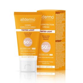 Alldermo Spf 50 Tinted Light 50 ml Güneş Kremi