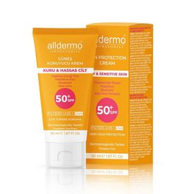 Alldermo SPF50 50 ml Kuru ve Hassas Cilt Bakım Kremi