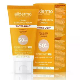 Alldermo Tinded Light SPF50+ 50 ml Güneş Koruyucu Krem