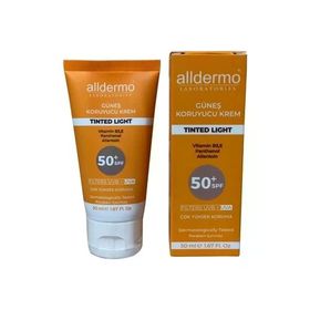 Alldermo Tinded Light SPF50+ 50 ml Güneş Koruyucu Krem