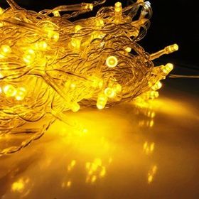 Alles 15 mt Yılbaşı İp Amber 8 Animasyon Eklenemez Led Aydınlatma
