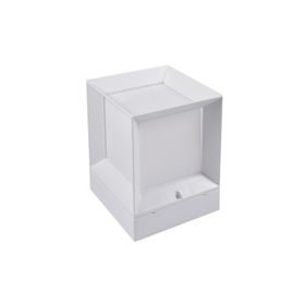 Alles 22.5 x 22.5 x 28 cm Beyaz Kasa Set Üstü Küp Bahçe Armatürü Dış Mekan Aplik