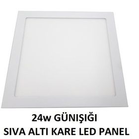 Alles 24 W Günışığı Sıva Altı Kare Led Panel Aydınlatma