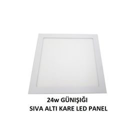 Alles 24 W Günışığı Sıva Altı Kare Led Panel Aydınlatma