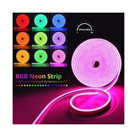 Alles 5 mt 12 V RGB Neon Led Aydınlatma