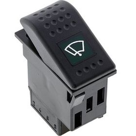 Allestoc Ampullü 24Vk Universal Silecek Düğmesi Anahtarı 4 Pin Rocker Switch Buton