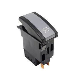 Allestock 24 V 6 Pin Ampullü Otokar Kent Otobüs İç Aydınlatma Anahtar Düğme Rocker Switch