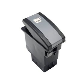 Allestock 24 V 6 Pin Ampullü Otokar Kent Otobüs Kneeling Anahtar Düğme Rocker Switch