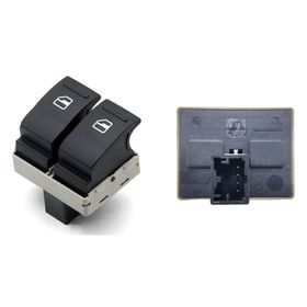 Allestock 4 Pin Volkswagen Transporter T5-T6 Sol Çiftli Cam Açma Anahtarı