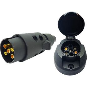 Allestock 5 Pin Römork Fişi ve Soketi