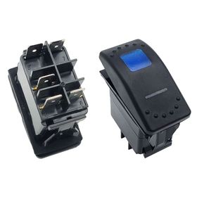 Allestock 5 Pin Su Geçirmez Led Işıklı On Off Anahtar