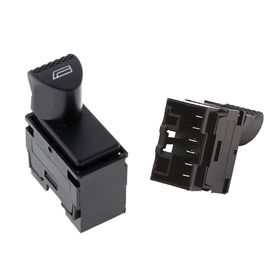 Allestock 6 Pin Fiat Doblo Palio Albea Siyah Sol Cam Açma Anahtarı