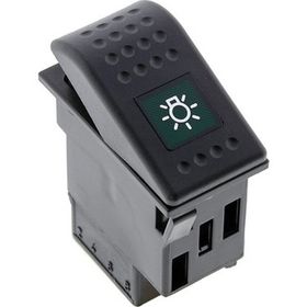 Allestock Ampullü 12V Universal Ana Işık Düğmesi Anahtarı 3 Pin Rocker Switch Buton