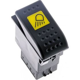 Allestock Ampullü 12V Universal Çalışma İş Lamba Düğmesi Anahtarı 2 Pin Rocker Switch Buton