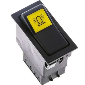 Allestock Ampullü 12V Universal Döner Uyarı Işığı Tepe Lamba Düğmesi Anahtarı 2 Pin Rocker Switch Buton