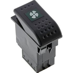 Allestock Ampullü 12V Universal Fan Düğmesi Anahtarı 2 Pin Rocker Switch Buton