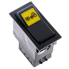 Allestock Ampullü 12V Universal Ön PTO Yardımcı Kuvvet Düğmesi Anahtarı 2 Pin Rocker Switch