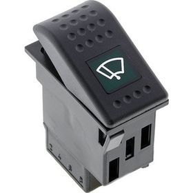 Allestock Ampullü 12V Universal Silecek Düğmesi Anahtarı 3 Pin Rocker Switch Buton