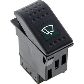 Allestock Ampullü 12V Universal Silecek Düğmesi Anahtarı 4 Pin Rocker Switch