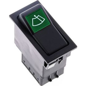 Allestock Ampullü 12V Universal Silecek Düğmesi Anahtarı 6 Pin Rocker Switch