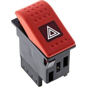 Allestock Ampullü 12V Universal Sinyal Flaşör Düğmesi Anahtarı 6 Pin Rocker Switch Buton