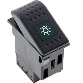 Allestock Ampullü 24V Universal Ana Işık Düğmesi Anahtarı 3 Pin Rocker Switch Buton
