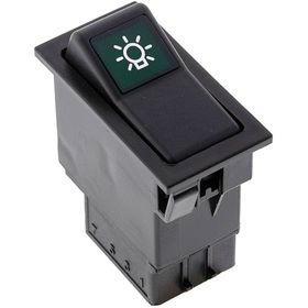 Allestock Ampullü 24V Universal Ana Işık Düğmesi Anahtarı 5 Pin Rocker Switch