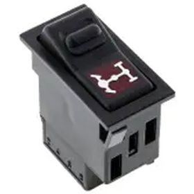 Allestock Ampullü 24V Universal Diferansiyel Kilitleme Düğmesi Anahtarı 6 Pin Rocker Switch
