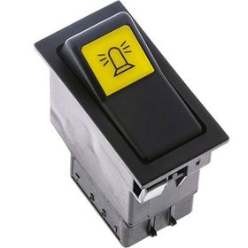 Allestock Ampullü 24V Universal Döner Uyarı Işığı Tepe Lamba Düğmesi Anahtarı 2 Pin Rocker Switch