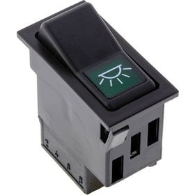 Allestock Ampullü 24V Universal İç Aydınlatma Lamba Düğmesi Anahtarı 6 Pin Rocker Switch Buton