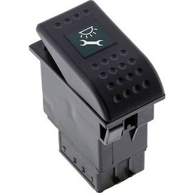 Allestock Ampullü 24V Universal Işık Ayar Düğmesi Anahtarı 2 Pin Rocker Switch Buton