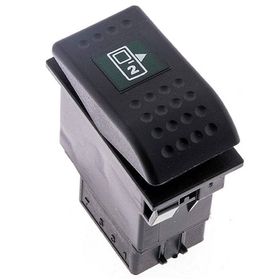 Allestock Ampullü 24V Universal Kapı Açma 2 Düğmesi Anahtarı 6 Pin Rocker Switch Buton