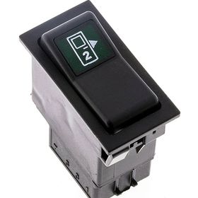 Allestock Ampullü 24V Universal Kapı Açma 2 Düğmesi Anahtarı 6 Pin Rocker Switch