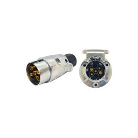Allestock Metal 5 Pin Römork Fişi ve Soketi