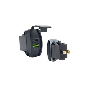 Allestock USB QC 3.0 ve Type-C PD Su Geçirmez Tekne Araba Araç Şarj Soketi