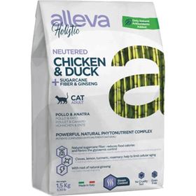 Alleva 1.5 kg Holistic Ördekli ve Tavuklu Tahılsız Yetişkin Kedi Maması