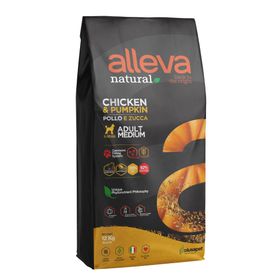 Alleva Natural Tavuklu ve Balkabaklı Düşük Tahıllı Orta Irk 12 kg Yetişkin Köpek Maması