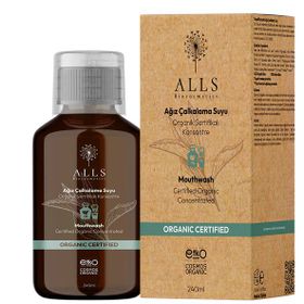 Alls Biocosmetics Organik 240 ml Sertifikalı Konsantre Ağız Çalkalama Suyu