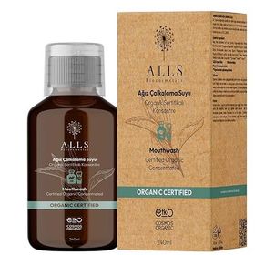 Alls Biocosmetics Organik 240 ml Sertifikalı Konsantre Ağız Çalkalama Suyu