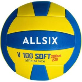 Allsix V100 Soft Sarı Mavi Voleybol Topu