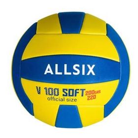 Allsix V100 Soft Sarı Mavi Voleybol Topu